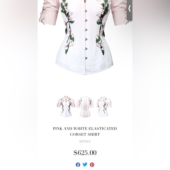 Corset Story- Coraet Blouse - Picture 4 of 12